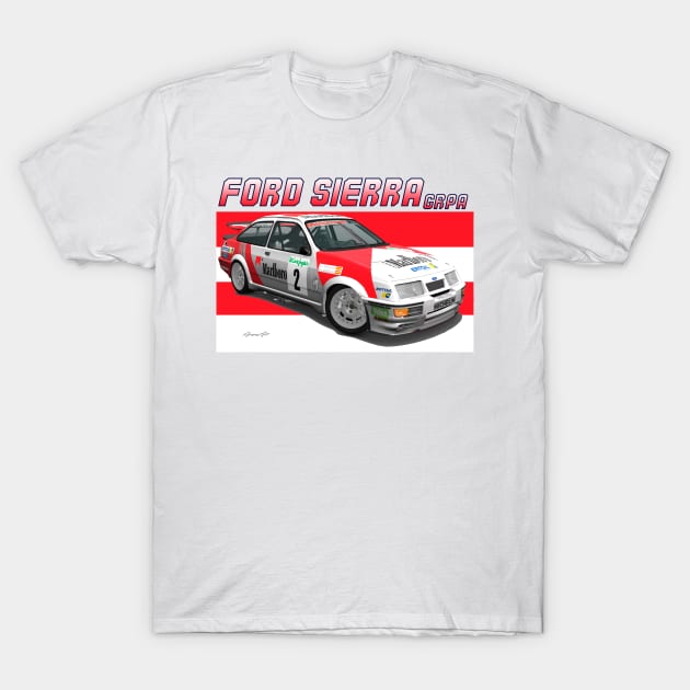 GrA Ford Sierra RS Cosworth T-Shirt by PjesusArt